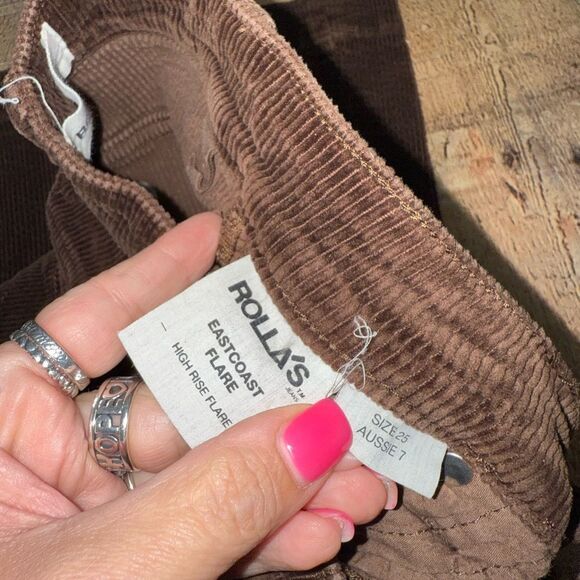 Rolla's
East Coast Flare Corduroy High Rise Jeans - Picture 6 of 15